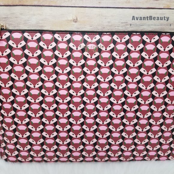 Kate Spade Staci Geo Fox L-Zip Universal Laptop - Picture 4 of 9